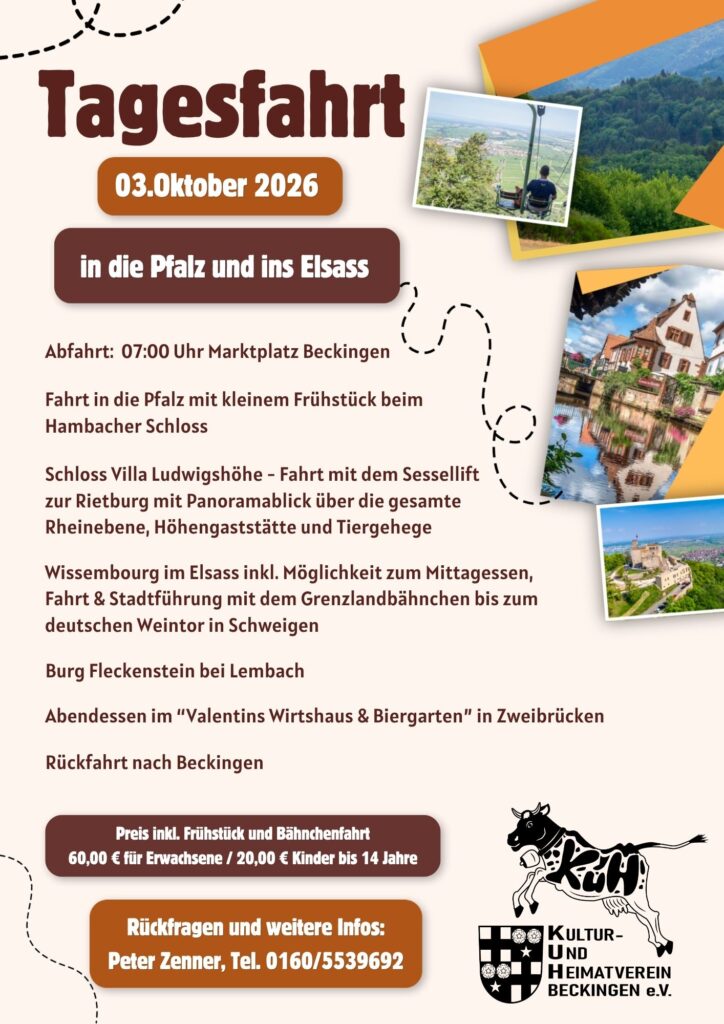 Das aktuelle Bild hat keinen Alternativtext. Der Dateiname ist: Tagesfahrt.jpg
